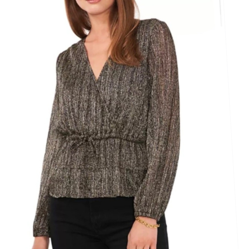 Vince Camuto Size XXL Metallic Top